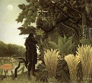 Henri Rousseau The slangenbezweerder oil on canvas